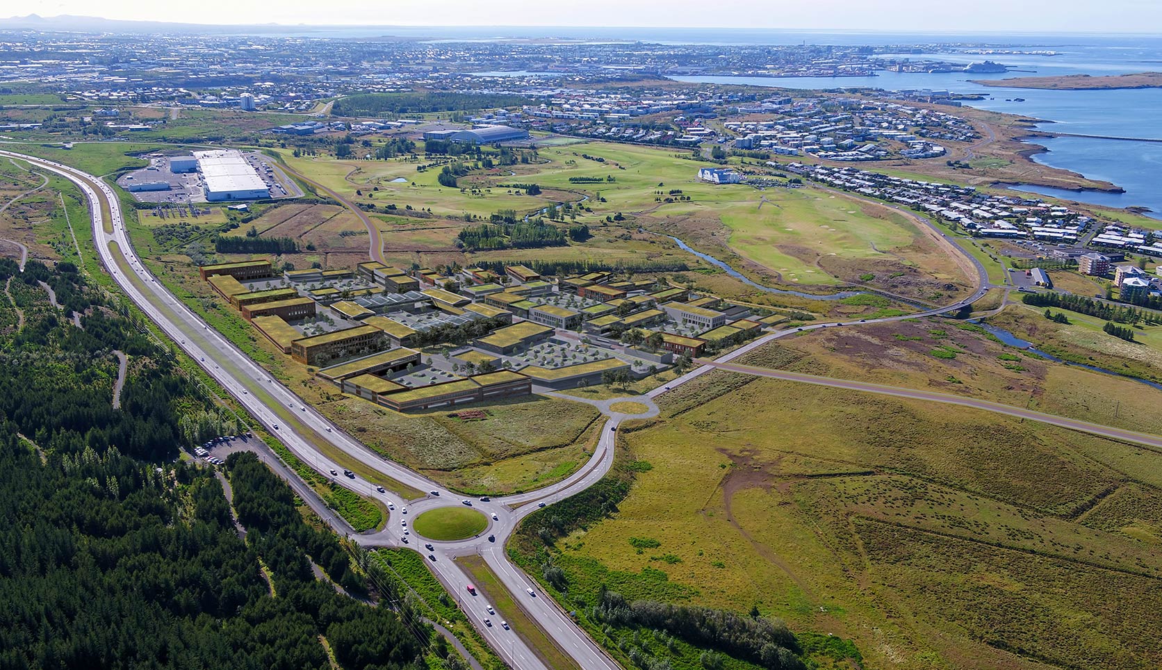 Korputún. Fjölbreytt atvinnuhúsnæði til leigu í fyrsta BREEAM vistvottaða atvinnukjarnanum á Íslandi. Tilbúið eða sérsniðið verslunarhúsnæði eða skrifstofuhúsnæði.